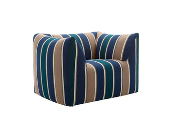 LA BAMBOLA OUTDOOR - Upholstered fabric garden armchair by B&B Italia Outdoor - view 3